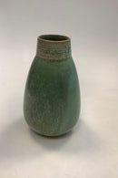 Nymølle Jacob Bang Grøn Spættede Glasur Vase - Danam Antik