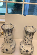 Par Royal Copenhagen Musselmalet Helblonde Vaser No 1166 - Danam Antik