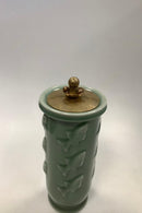 Royal Copenhagnen Hans Henrik Hansen Vase med Fisk og Bronze låg No 3163 - Danam Antik