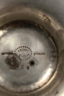 Stor Georg Jensen Sterling Sølv Drue Lysestage No 264 - Danam Antik