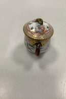 Sæt på 12 Antikke Royal Copenhagen Flora Danica Cremekopper No 20/3514 - Danam Antik