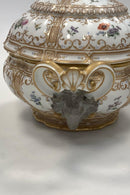 Bing og Grøndahl Rosenborg Lågskål med gedebukke håndtag - Danam Antik