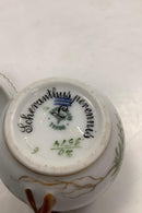 Sæt på 12 Antikke Royal Copenhagen Flora Danica Cremekopper No 20/3514 - Danam Antik