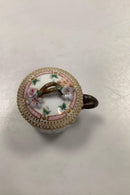 Sæt på 12 Antikke Royal Copenhagen Flora Danica Cremekopper No 20/3514 - Danam Antik