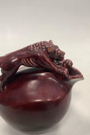 Royal Copenhagen Stentøjskande af Bode Willumsen i Okseblød No 20881 - Danam Antik