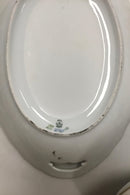 Royal Copenhagen Saksisk Blomst Let Terrin No 493/1666 med underfad No 493/1671 - Danam Antik