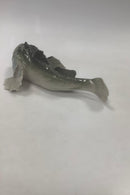 Stor Rørstrand Fisk Figur af Ulk Art Nouveau - Danam Antik
