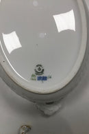 Royal Copenhagen Saksisk Blomst Let Terrin No 493/1666 med underfad No 493/1671 - Danam Antik