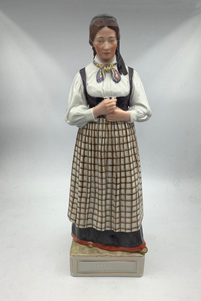 Royal Copenhagen Overglasur Figur af Islandsk Pige No. 12164 - Danam Antik