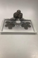 Royal Copenhagen Art Nouveau Skrivesæt med 3 Ugler og 1 mus No. 2177 - Danam Antik