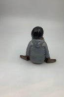 Royal Copenhagen overglasur egnsfigur af dreng med blomster Grønland No 12419 - Danam Antik