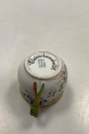 Sæt på 12 Antikke Royal Copenhagen Flora Danica Cremekopper No 20/3514 - Danam Antik