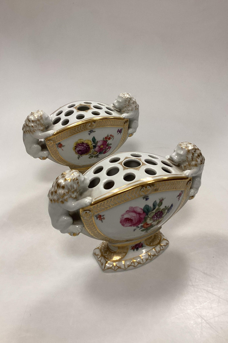 ロイヤルコペンハーゲン　花瓶 ロイヤルコペンハーゲン フルサクソンフラワーブーケティエラー