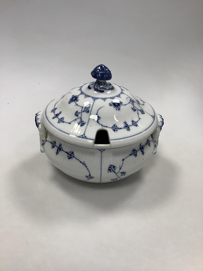 Royal Copenhagen Musselmalet Riflet Rundt Terrin No 221 - Danam Antik