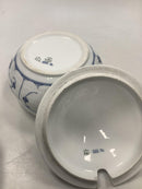 Royal Copenhagen Musselmalet Riflet Rundt Terrin No 221 - Danam Antik