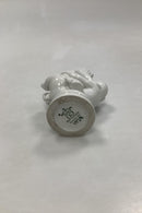 Dahl Jensen Blanc de Chine Figur af Pan og Baby No 1038 - Danam Antik
