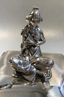 Kay Bojesen 830 S Sølvskrin med figur - Danam Antik