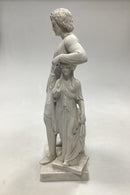 Kongelig Porcelæn Bisque Figur af Thorvaldsen Støttende sig til Håbet No 57 - Danam Antik