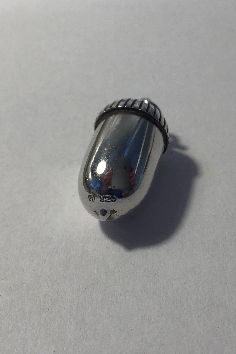 Georg Jensen Sterling Sølv Vedhæng (Agern) Måler 2.5 cm(1 in) Vægt 4.3 gr/0.15 oz - Danam Antik