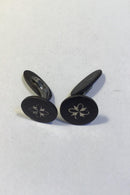 Georg Jensen Jern/Sølv Manchetknapper No 5015 - Danam Antik