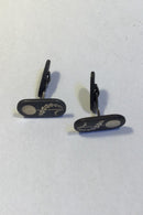 Georg Jensen Jern/Sølv Manchetknapper No 5007 - Danam Antik