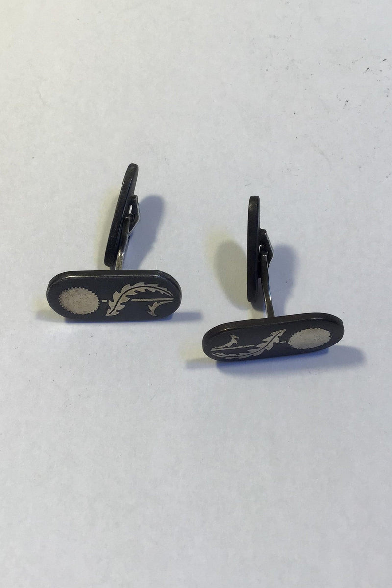 Georg Jensen Jern/Sølv Manchetknapper No 5007 - Danam Antik