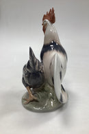 Royal Copenhagen Figur af Hane og Høne No 1094 - Danam Antik