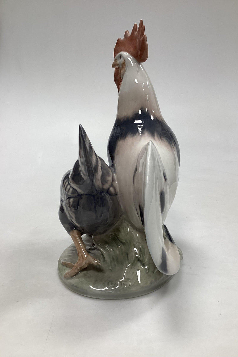 Royal Copenhagen Figur af Hane og Høne No 1094 - Danam Antik