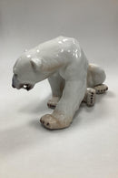 Bing og Grøndahl Figur Isbjørn No 1857 - Danam Antik