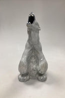 Royal Copenhagen Figur af brølende isbjørn No 502 - Danam Antik