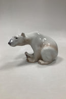 Bing og Grøndahl Figur af Isbjørn No 1629 - Danam Antik