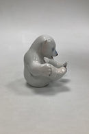 Bing og Grøndahl Figur Siddende Isbjørneunge No 2536 - Danam Antik
