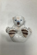 Bing og Grøndahl Figur Siddende Isbjørneunge No 2536 - Danam Antik