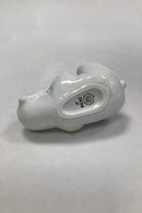 Bing og Grøndahl figur Liggende Isbjørneunge No. 2538 - Danam Antik