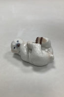 Bing og Grøndahl figur Liggende Isbjørneunge No. 2538 - Danam Antik