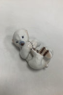 Bing og Grøndahl figur Liggende Isbjørneunge No. 2538 - Danam Antik