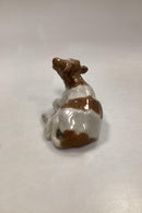 Royal Copenhagen Figur af Liggende Kalv Knud Kyhn No 1072/ 082 - Danam Antik
