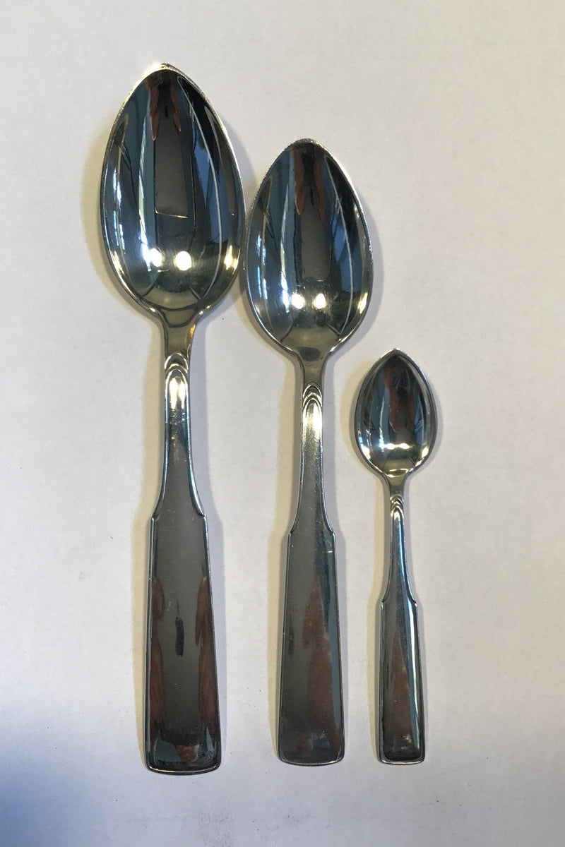 Hans Hansen Arvesølv No. 2 Sterling Sølv/Sølv Bestiksæt til 12 pers.(60 dele) - Danam Antik