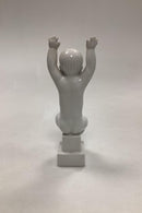 Bing og Grøndahl Blanc de Chine Figur "Så stor" No. 2229 - Danam Antik