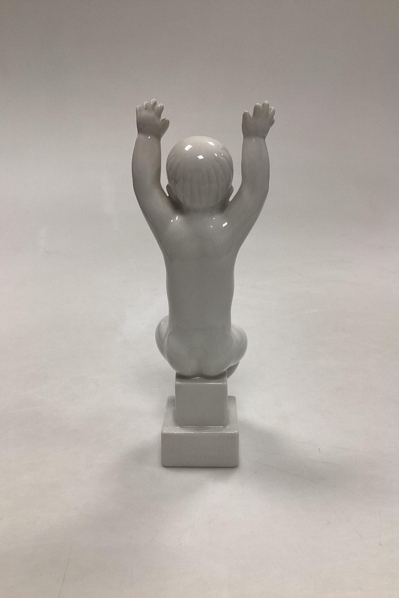 Bing og Grøndahl Blanc de Chine Figur "Så stor" No. 2229 - Danam Antik