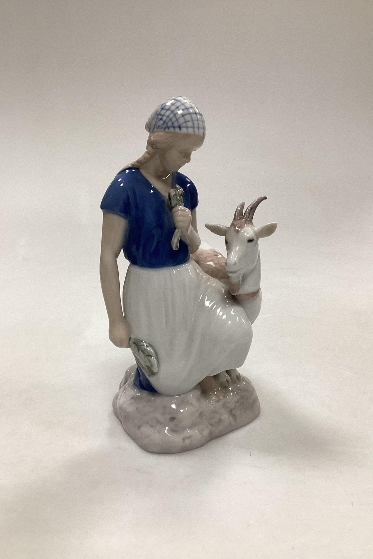 Bing and Grondahl Figurine of Girl with Goat No. 2180