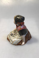 Royal Copenhagen Overglasur Figur af Færø Blomster Pige No 12416 - Danam Antik