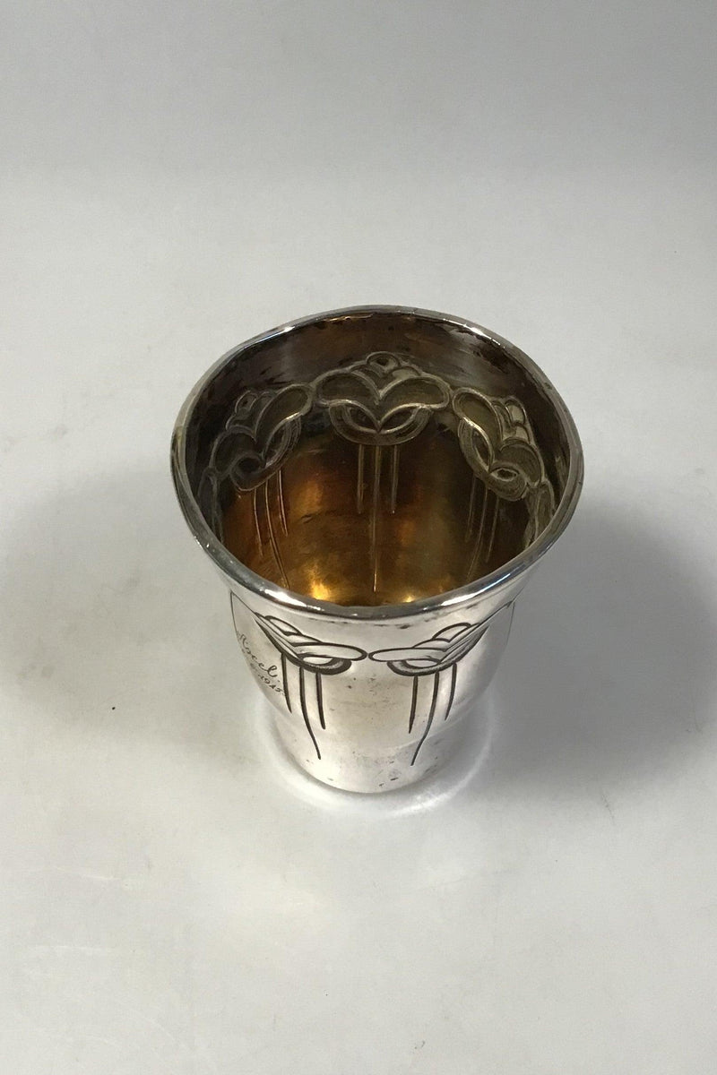 Dansk Sølvbæger/Vase (1912) DTA (Dansk Arbejde) - Danam Antik