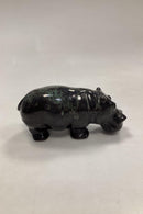 Flodhest Figur i Stentøj af Poul Kyhn - Danam Antik