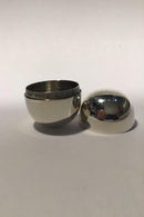 Georg Jensen Sterling Sølv Pilleæske No 1147B Piet Hein Super Ellipse Æg - Danam Antik
