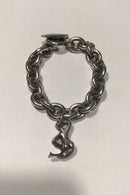 Georg Jensen Sterling Sølv Armlænke No 140 A - Danam Antik