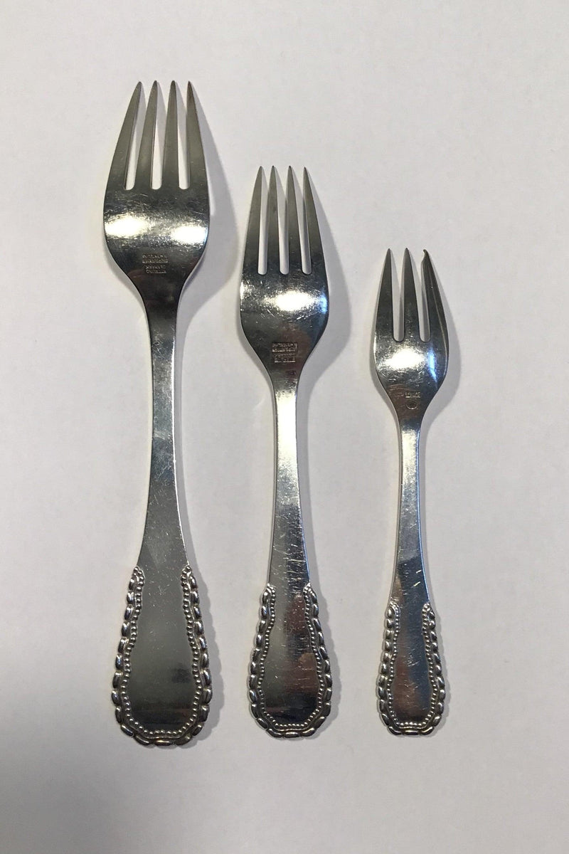 Georg Jensen Sterling Sølv Nordisk Bestik Sæt (12 pers / 108 dele) - Danam Antik