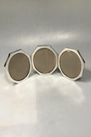 A. Michelsen Sølv Tre-fløjet 8-kantet Billedramme (1923) - Danam Antik