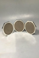 A. Michelsen Sølv Tre-fløjet 8-kantet Billedramme (1923) - Danam Antik