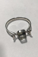 Georg Jensen Sterling Sølv Armring No 207 med Rutil Quartz Torun - Danam Antik